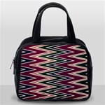 Pattern Zigzag Stripe Design Classic Handbag (One Side)