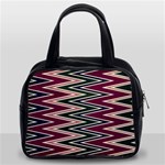 Pattern Zigzag Stripe Design Classic Handbag (Two Sides)