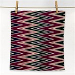 Pattern Zigzag Stripe Design Face Towel