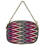 Pattern Zigzag Stripe Design Chain Purse (One Side)