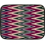 Pattern Zigzag Stripe Design Fleece Blanket (Mini)