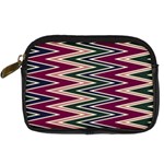 Pattern Zigzag Stripe Design Digital Camera Leather Case