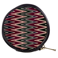 Pattern Zigzag Stripe Design Mini Makeup Bag from ArtsNow.com Front