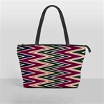 Pattern Zigzag Stripe Design Classic Shoulder Handbag