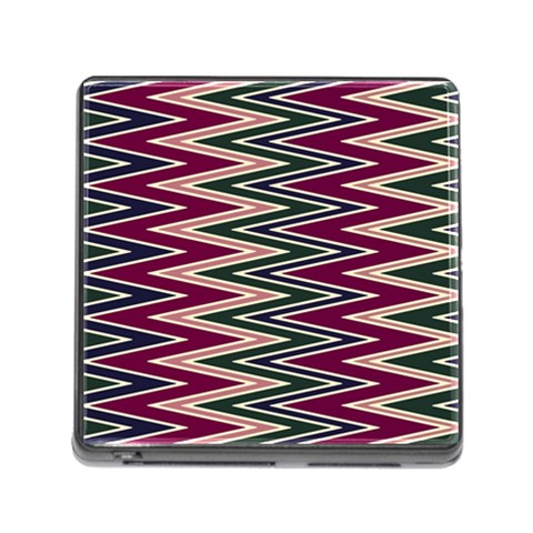 Pattern Zigzag Stripe Design Memory Card Reader (Square 5 Slot) from ArtsNow.com Front