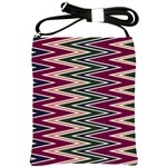 Pattern Zigzag Stripe Design Shoulder Sling Bag