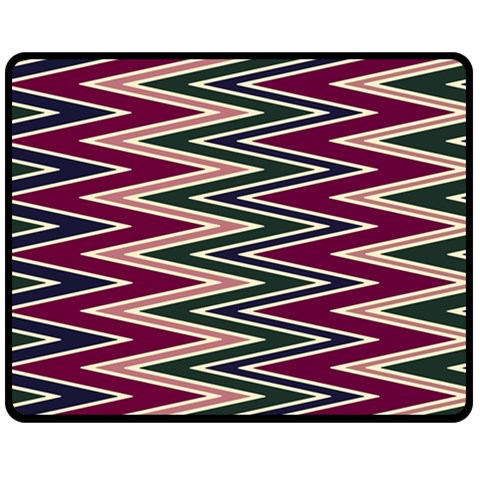 Pattern Zigzag Stripe Design Fleece Blanket (Medium) from ArtsNow.com 60 x50  Blanket Front