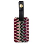 Pattern Zigzag Stripe Design Luggage Tag (one side)