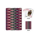 Pattern Zigzag Stripe Design Playing Cards Single Design (Mini)