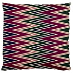 Pattern Zigzag Stripe Design Large Cushion Case (One Side)