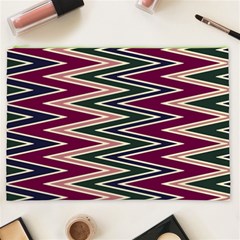 Pattern Zigzag Stripe Design Cosmetic Bag (XXL) from ArtsNow.com Front