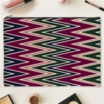 Pattern Zigzag Stripe Design Cosmetic Bag (XXXL)