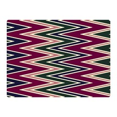 Pattern Zigzag Stripe Design Two Sides Premium Plush Fleece Blanket (Mini) from ArtsNow.com 35 x27  Blanket Front