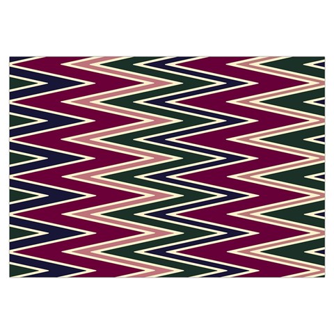 Pattern Zigzag Stripe Design 14 x22  Lumbar Throw Cushion Case (Two Sides) from ArtsNow.com Front