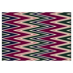 Pattern Zigzag Stripe Design 14 x22  Lumbar Throw Cushion Case (Two Sides) from ArtsNow.com Back