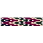 Pattern Zigzag Stripe Design Small Premium Plush Fleece Scarf