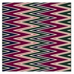 Pattern Zigzag Stripe Design Square Satin Scarf (36  x 36 )