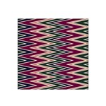 Pattern Zigzag Stripe Design Satin Bandana Scarf 22  x 22 