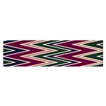 Pattern Zigzag Stripe Design Oblong Satin Scarf (16  x 60 )