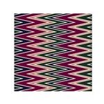 Pattern Zigzag Stripe Design Square Satin Scarf (30  x 30 )