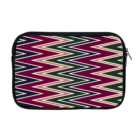 Pattern Zigzag Stripe Design Apple MacBook Pro 17  Zipper Case from ArtsNow.com Front