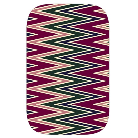 Pattern Zigzag Stripe Design Waist Pouch (Small) from ArtsNow.com Front