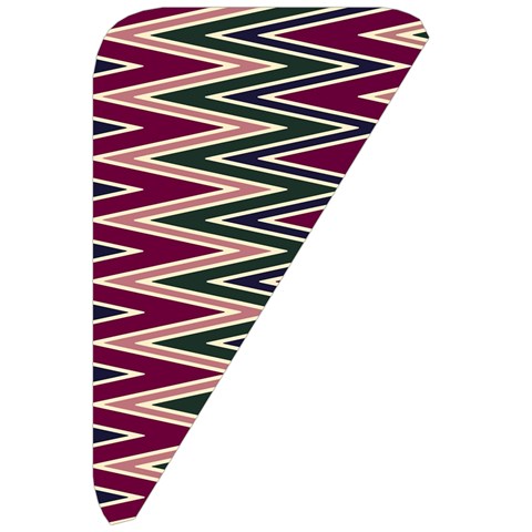 Pattern Zigzag Stripe Design Belt Pouch Bag (Large) from ArtsNow.com Front Right