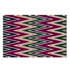 Pattern Zigzag Stripe Design Belt Pouch Bag (Large) from ArtsNow.com Loop