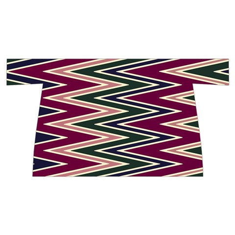 Pattern Zigzag Stripe Design Wristlet Pouch Bag (Small) from ArtsNow.com Front