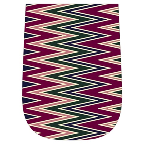 Pattern Zigzag Stripe Design Wristlet Pouch Bag (Small) from ArtsNow.com Left Side