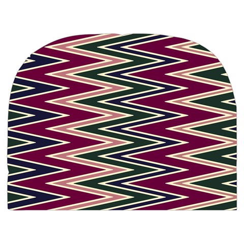 Pattern Zigzag Stripe Design Make Up Case (Medium) from ArtsNow.com Front