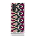 Pattern Zigzag Stripe Design Samsung Galaxy S20 6.2 Inch TPU UV Case