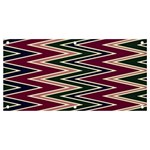 Pattern Zigzag Stripe Design Banner and Sign 4  x 2 