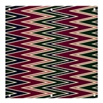 Pattern Zigzag Stripe Design Banner and Sign 4  x 4 