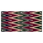 Pattern Zigzag Stripe Design Banner and Sign 6  x 3 