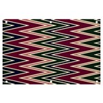 Pattern Zigzag Stripe Design Banner and Sign 6  x 4 