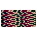 Pattern Zigzag Stripe Design Banner and Sign 8  x 4 