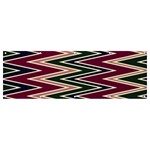 Pattern Zigzag Stripe Design Banner and Sign 12  x 4 