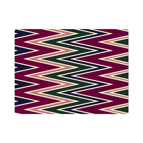 Pattern Zigzag Stripe Design Premium Plush Fleece Blanket (Mini) from ArtsNow.com 35 x27  Blanket Front