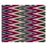 Pattern Zigzag Stripe Design Premium Plush Fleece Blanket (Small)