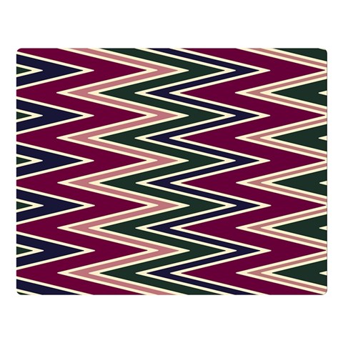 Pattern Zigzag Stripe Design Premium Plush Fleece Blanket (Large) from ArtsNow.com 80 x60  Blanket Front