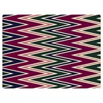 Pattern Zigzag Stripe Design Premium Plush Fleece Blanket (Extra Small)