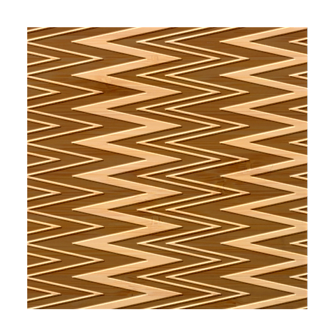 Pattern Zigzag Stripe Design Bamboo Coaster Set from ArtsNow.com Coaster 4