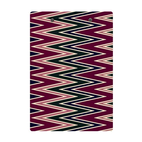 Pattern Zigzag Stripe Design A5 Acrylic Clipboard from ArtsNow.com Back