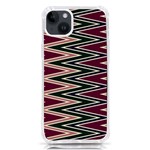 Pattern Zigzag Stripe Design iPhone 14 Plus TPU UV Print Case