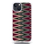 Pattern Zigzag Stripe Design iPhone 13 TPU UV Print Case