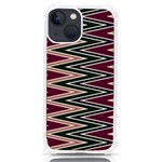 Pattern Zigzag Stripe Design iPhone 13 mini TPU UV Print Case