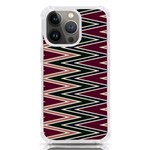 Pattern Zigzag Stripe Design iPhone 13 Pro TPU UV Print Case