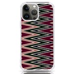 Pattern Zigzag Stripe Design iPhone 13 Pro Max TPU UV Print Case