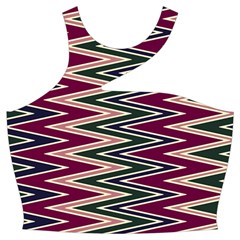 Pattern Zigzag Stripe Design Cut Out Top from ArtsNow.com Front